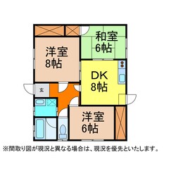 ヴィレッジ福田Ⅱの物件間取画像